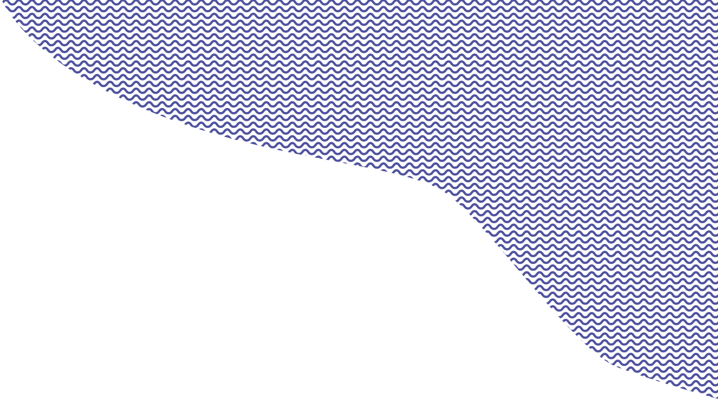 A pattern of blue wavy lines.